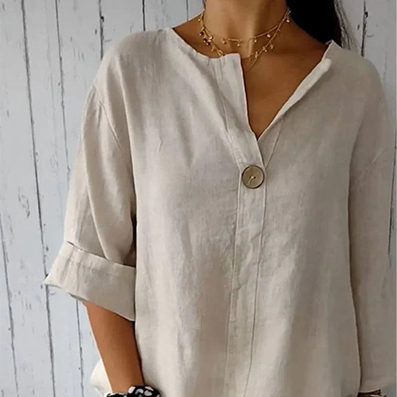 Vielseitige Knopf Bluse Line