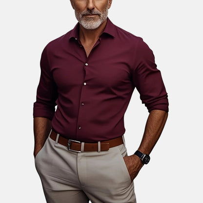 Slim Fit Business Hemd mit Knitterfrei Elias