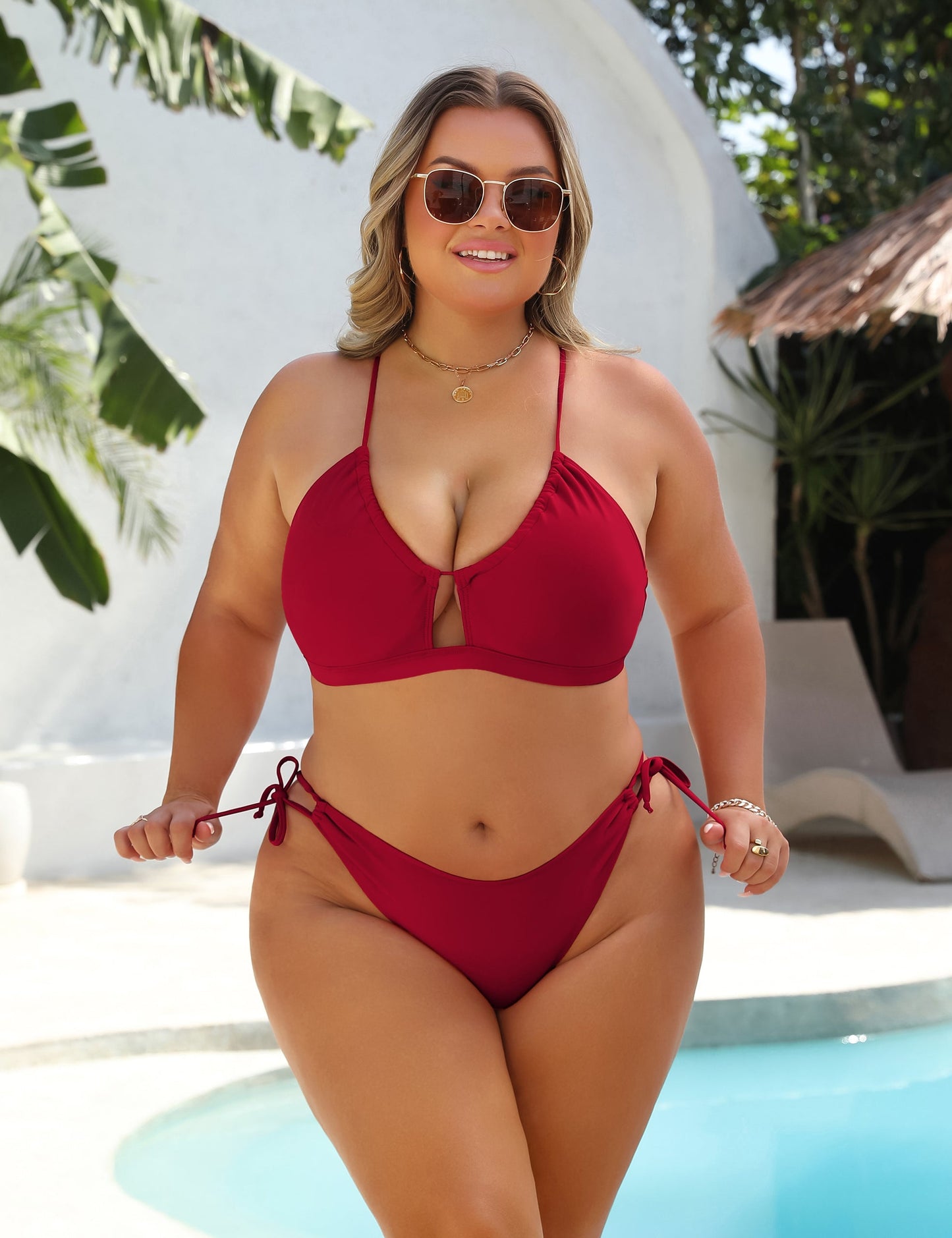 Verstellbares Bikini-Set mit formschmeichelndem Sitz Lianne