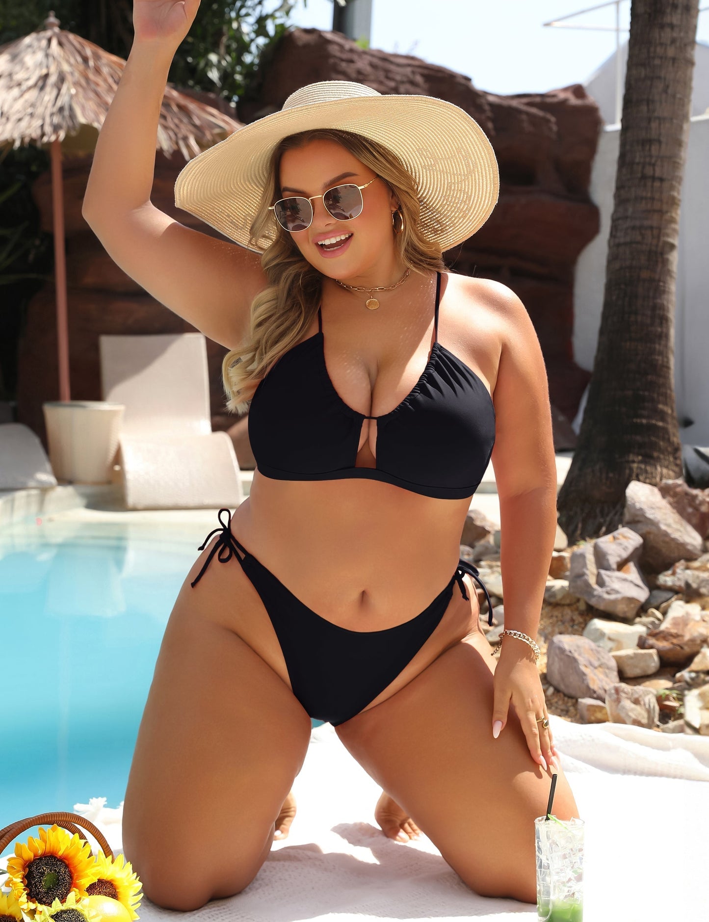 Verstellbares Bikini-Set mit formschmeichelndem Sitz Lianne