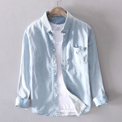 Premium Denim Hemd Adrian