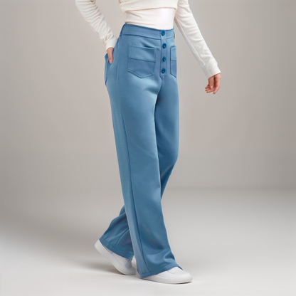 Elastische Hose mit hoher Taille Lala