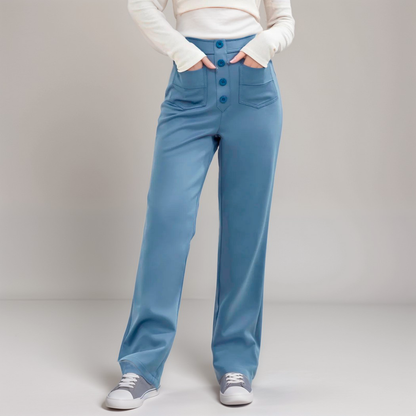 Elastische Hose mit hoher Taille Lala