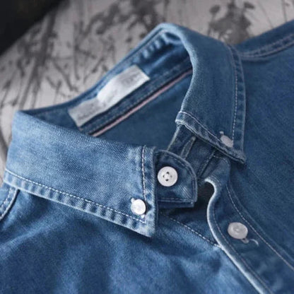 Premium Denim Hemd Adrian