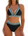 Figurbetontes Bikini-Set mit Kontrastdetails Bianca