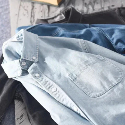 Premium Denim Hemd Adrian