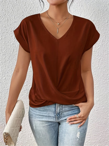 Gemütliches V-Ausschnitt Shirt Mona