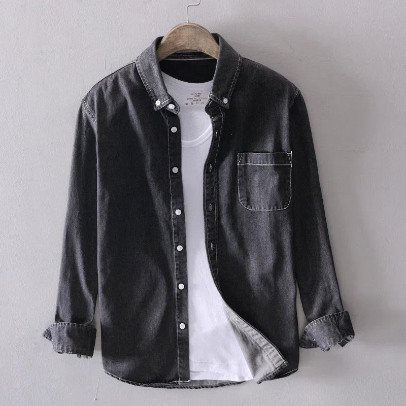 Premium Denim Hemd Adrian