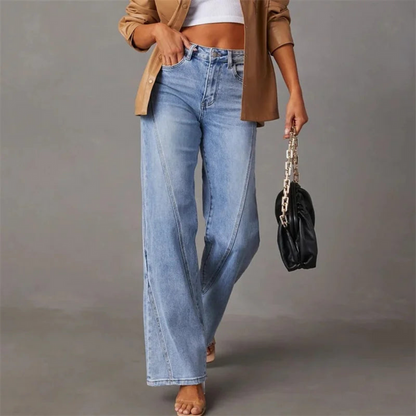 WEITE JEANS MIT HOHER TAILLE Saskia