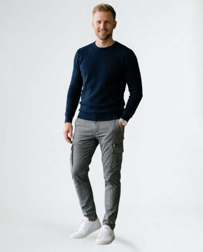 Premium Herren Cargo Stretchhose Carl