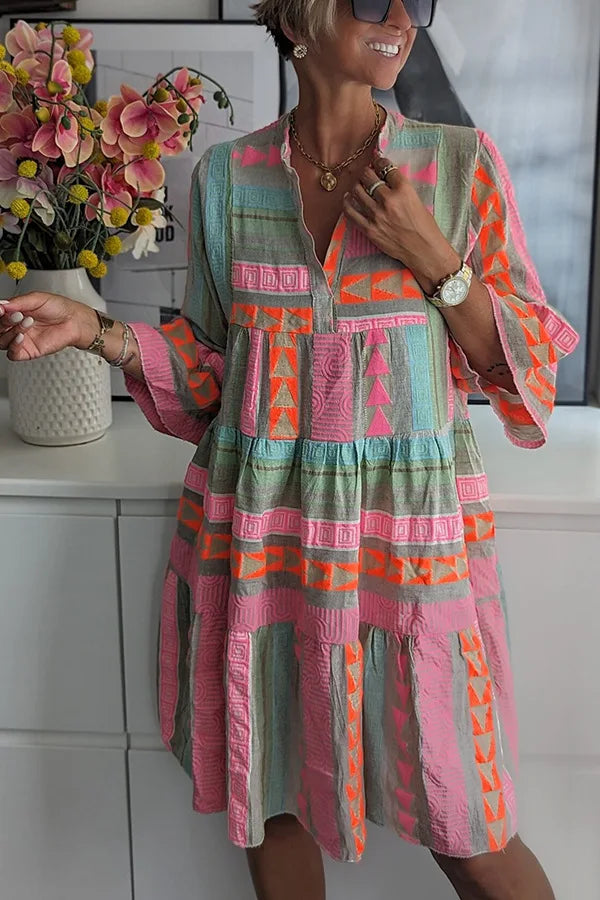 Artisan Baumwoll-Wochenendkleid Evelyn