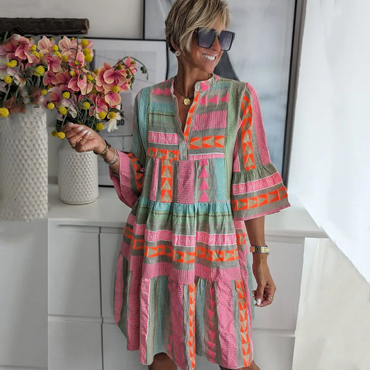 Artisan Baumwoll-Wochenendkleid Evelyn