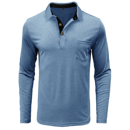 Langarmshirt in Unifarbe Kurt