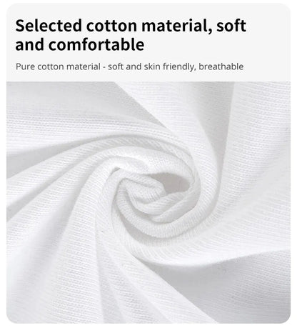 1/3 Pieces Men's Solid Color Basic Cotton Vest Youth Slim Exercise Sweat-absorbent T-shirt Middle-aged Comfortable Bottoming