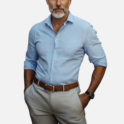 Slim Fit Business Hemd mit Knitterfrei Elias