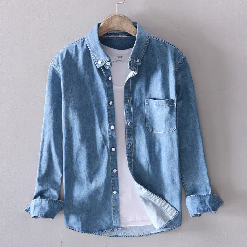 Premium Denim Hemd Adrian