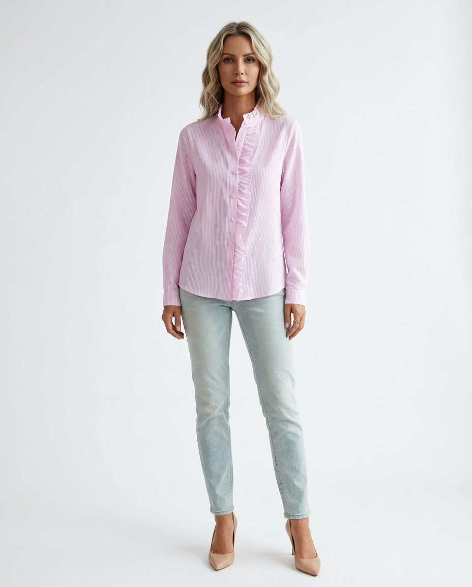 Elegante Rüschenbluse Mia
