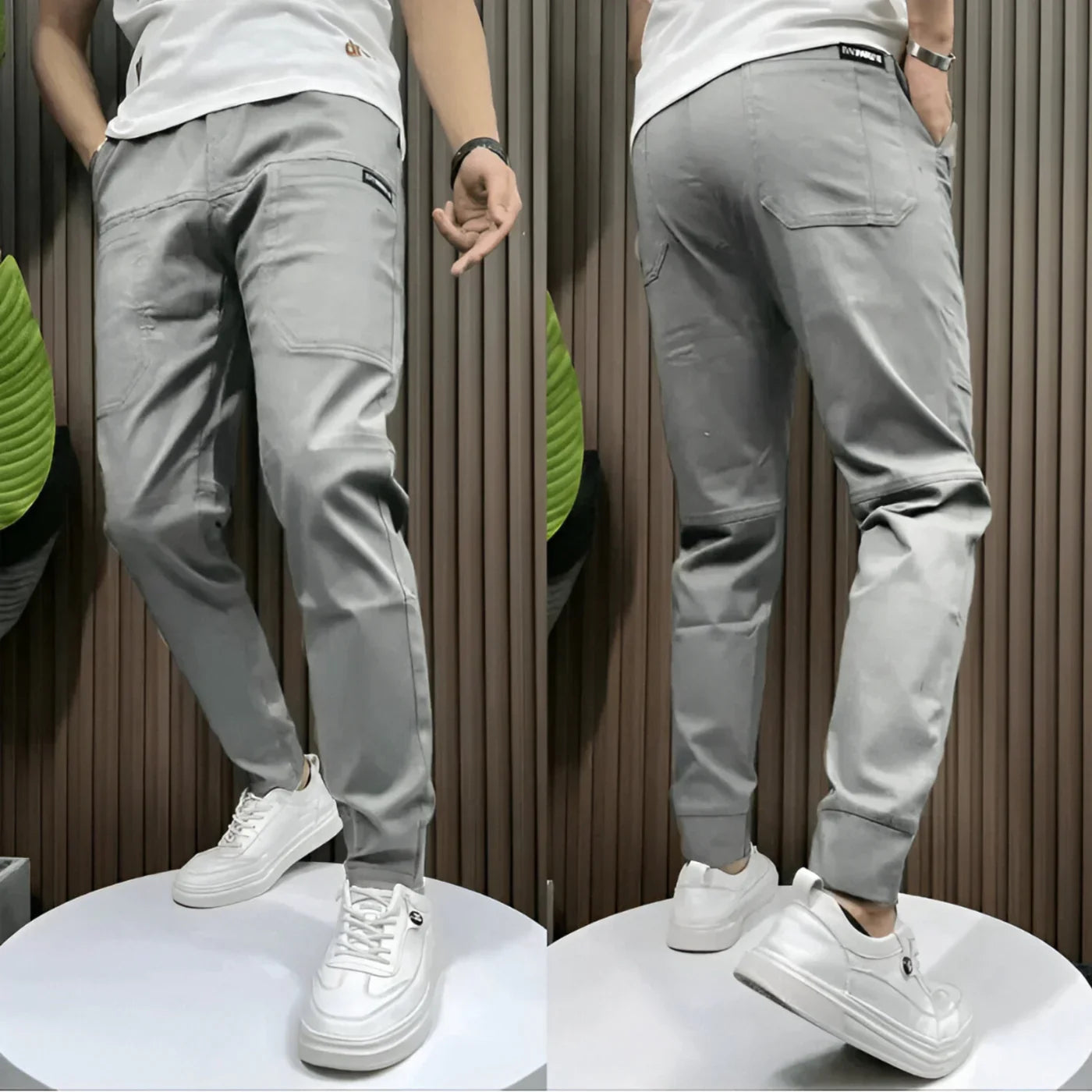 Premium Herren Cargo Stretchhose Carl