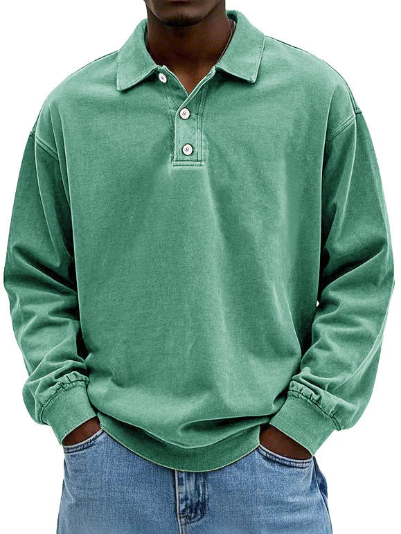 Lässiges langärmeliges Polo Alessio