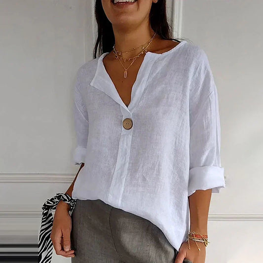 Vielseitige Knopf Bluse Line