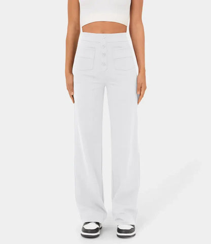 Elastische Hose mit hoher Taille Lala